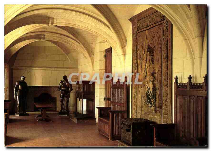 CPM Chateau Royal d'Amboise Indre et Loire La Salle des gardes XVe siecle 