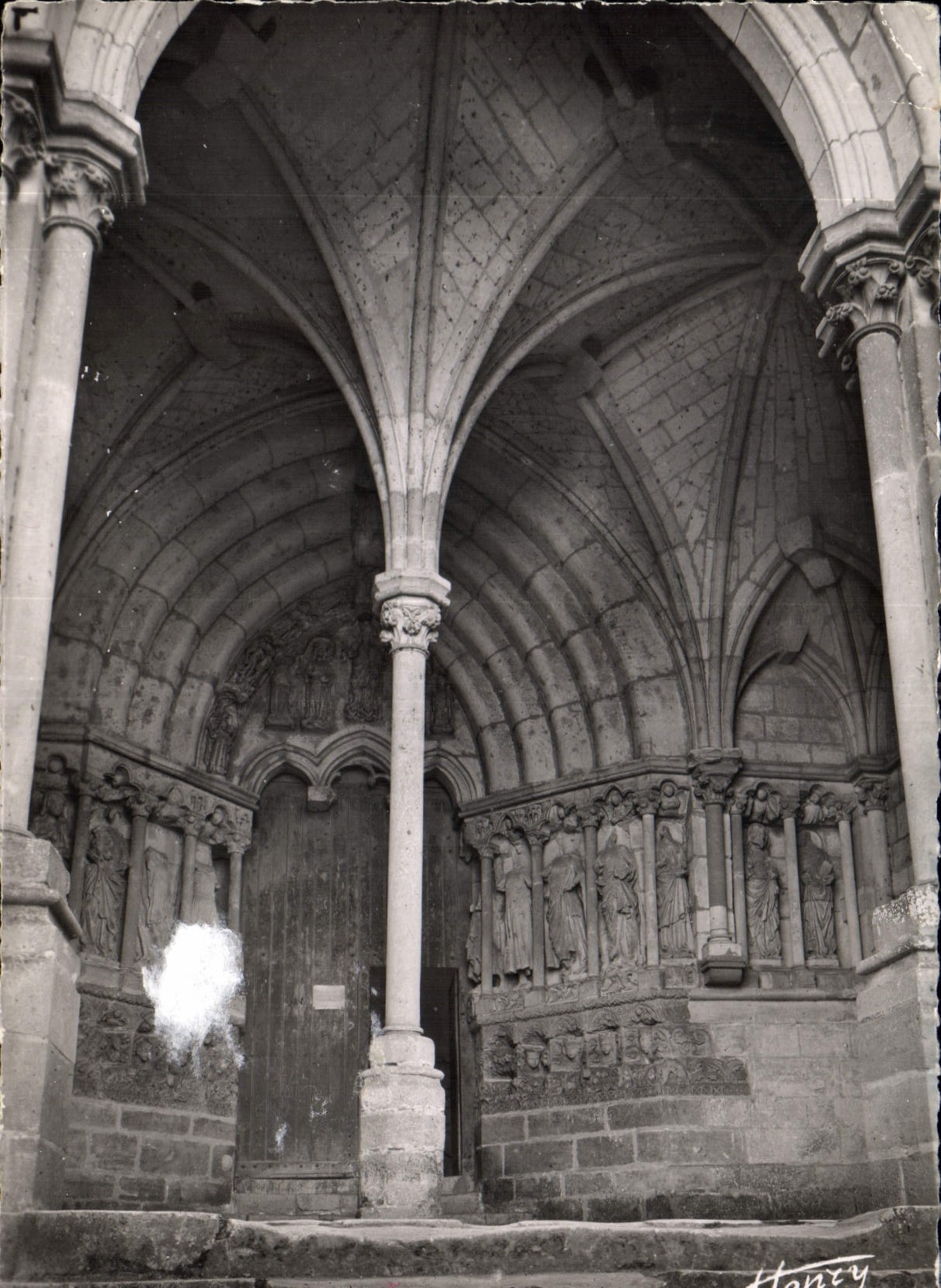 CPM Candes Porche Nord de l'Eglise Collegiate 