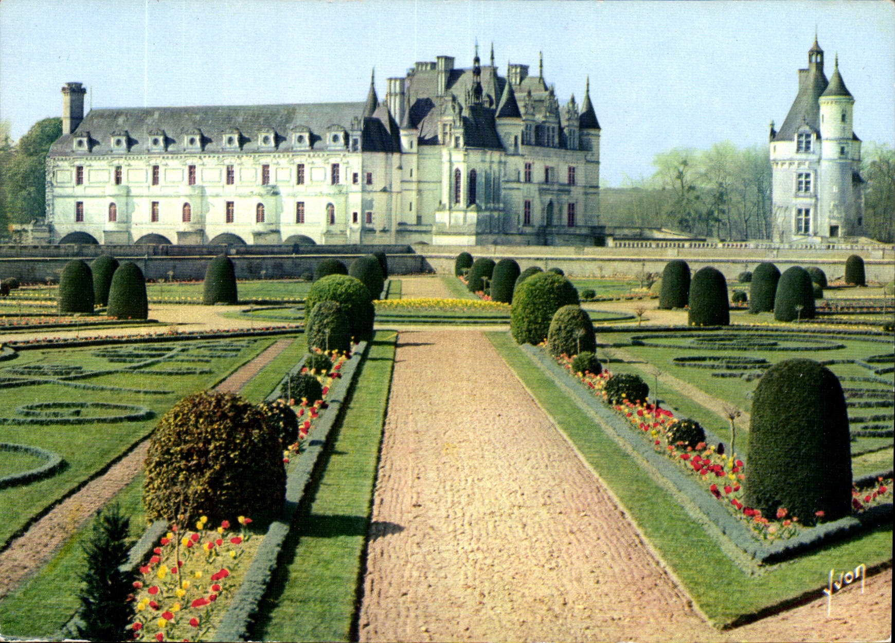 CPM Couleurs et Lumiere de France Val de Loire Chateau de Chenonceaux 