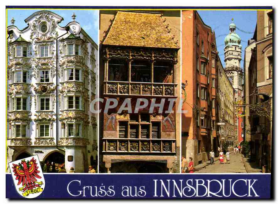 CPM Innsbruck Altsad Heblinghaus Geldenes Dachi Staditurm 