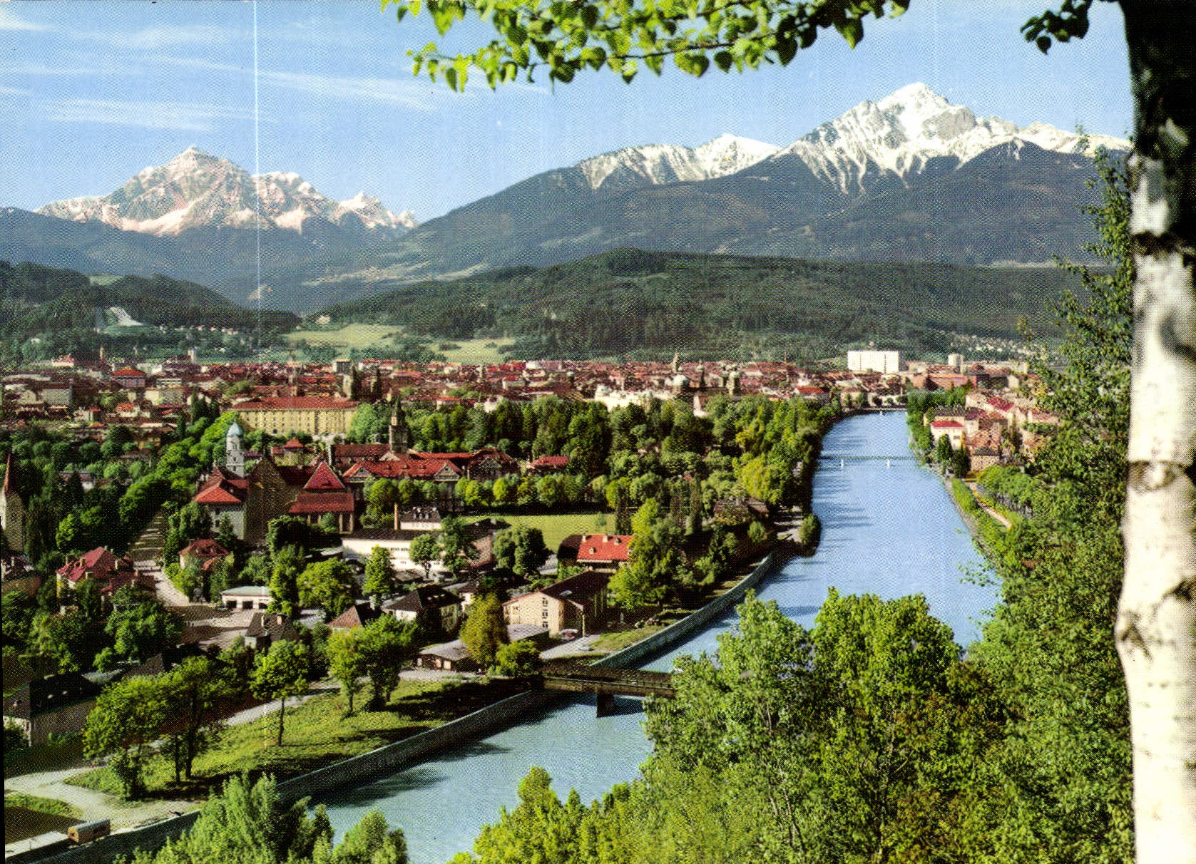 CPM Innsbruck Tirol geg Serles und Nockspitze 