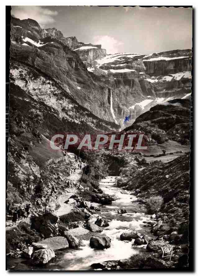 CPM Gavarnie Le Sentier condulsant au Cirque longe le Gave 