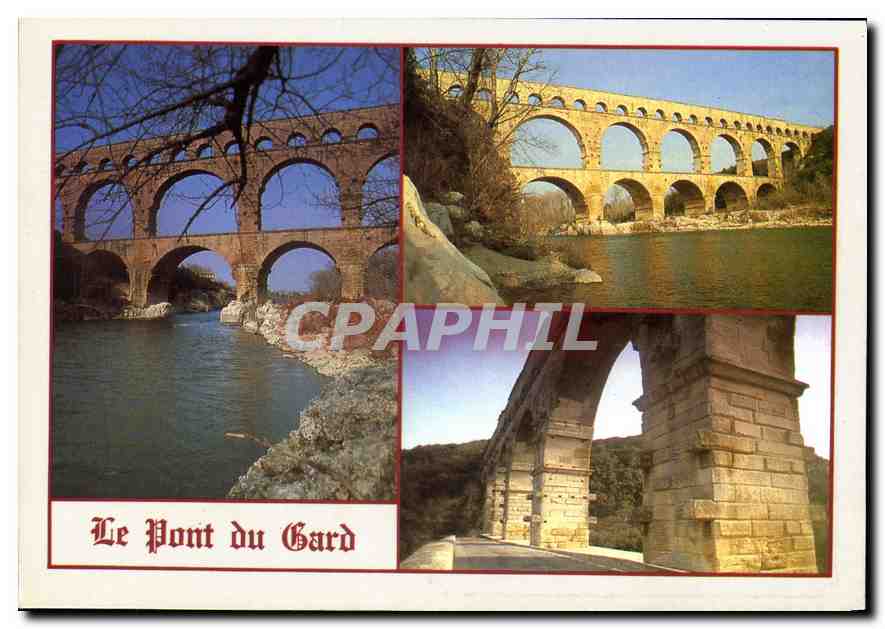 CPM Le Pont du Gard Construit vers l'an 19 avant Jesus Christ 
