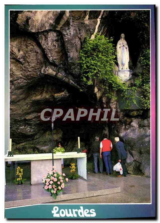 CPM Lourdes La Grotte Miraculeuse 
