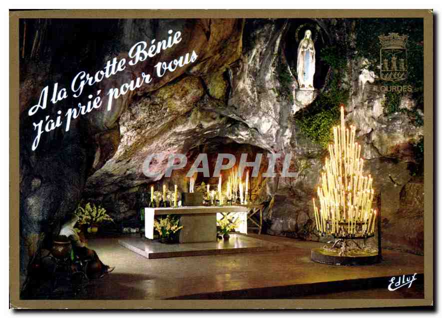 CPM Lourdes La Grotte Miraculeuse 