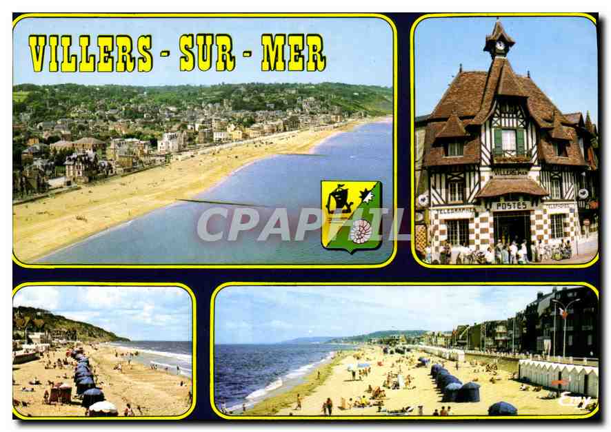 Villers-sur-Mer — Luftbild und Strand — Editions La Côte Fleurie