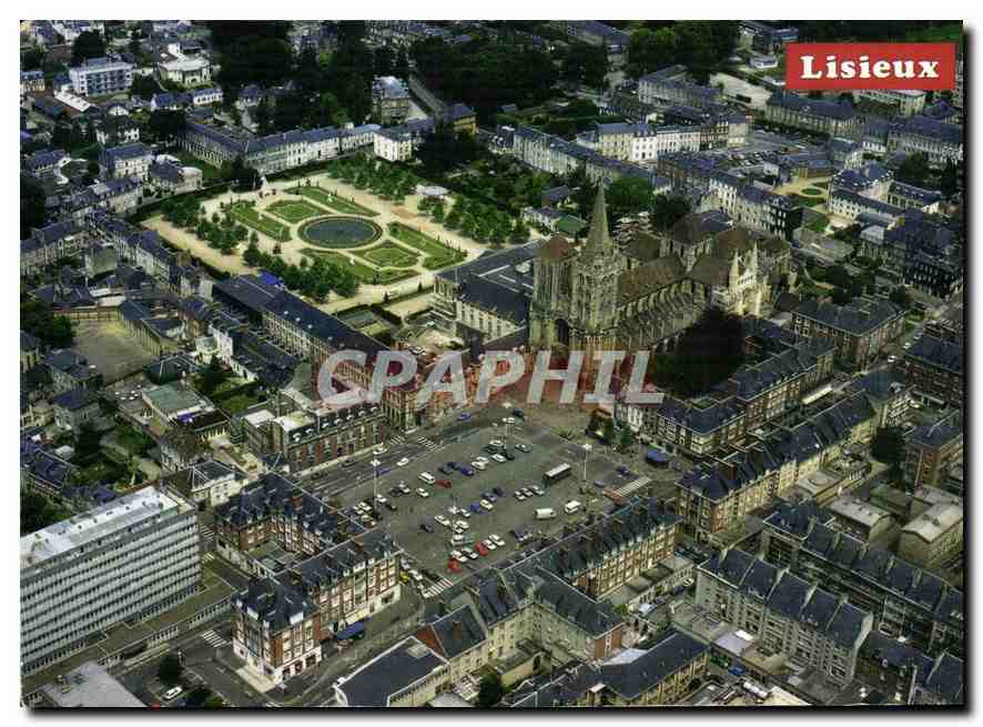 Lisieux — Vue aérienne du centre-ville — Éditions Dubray n°198