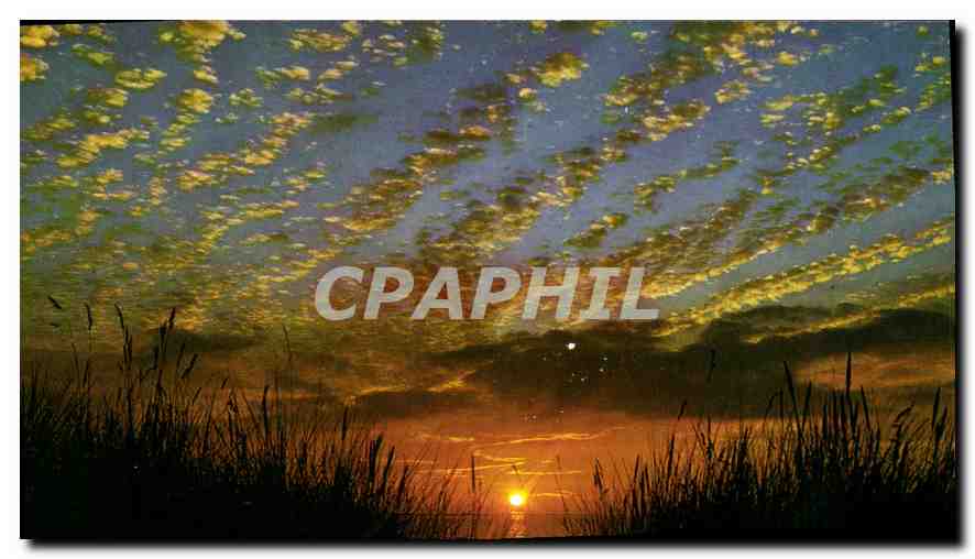 CPM Coucher De Soleil Sur La Cote 