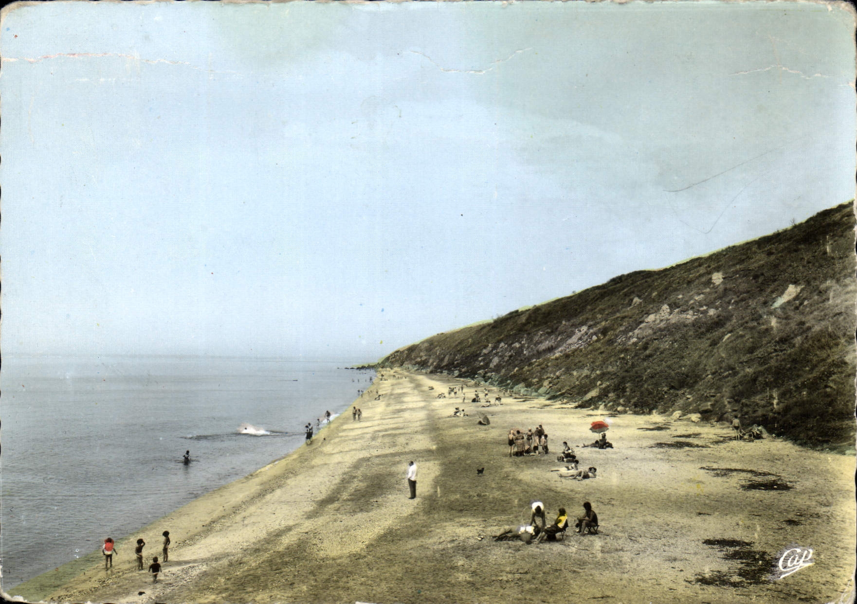 CPM Trouville Reine des Plages La Plaga vers les Roches Noires 