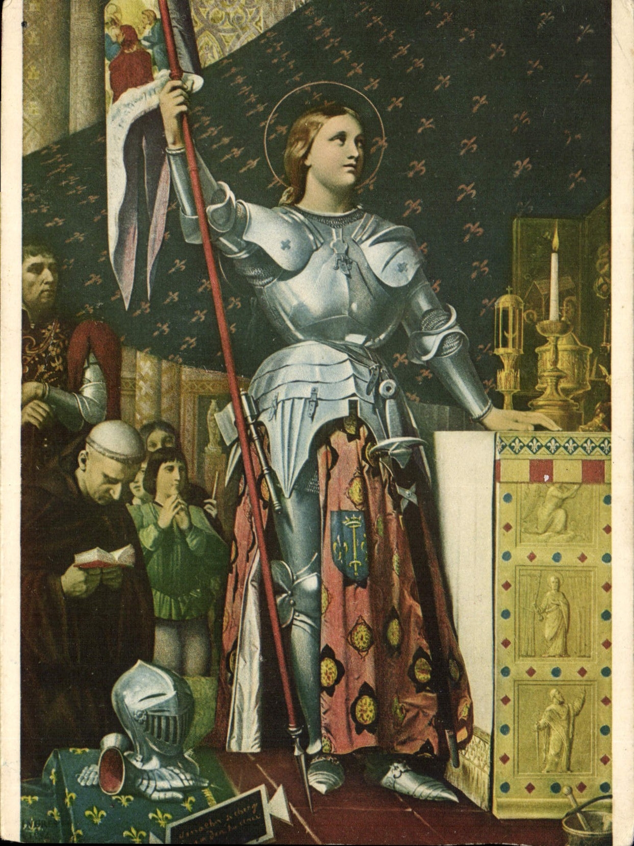 CPM Jeanne d'Arc JA Ingres Musee du Louvre Paris 