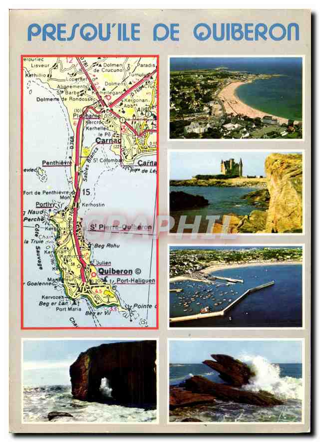 CPM Couleurs de Bretgane Presou Ile de Quiberon 
