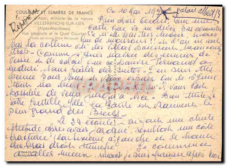 CPM Couleurs et Lumiere de France Cote d'Azur miracle de la nature  — Verso