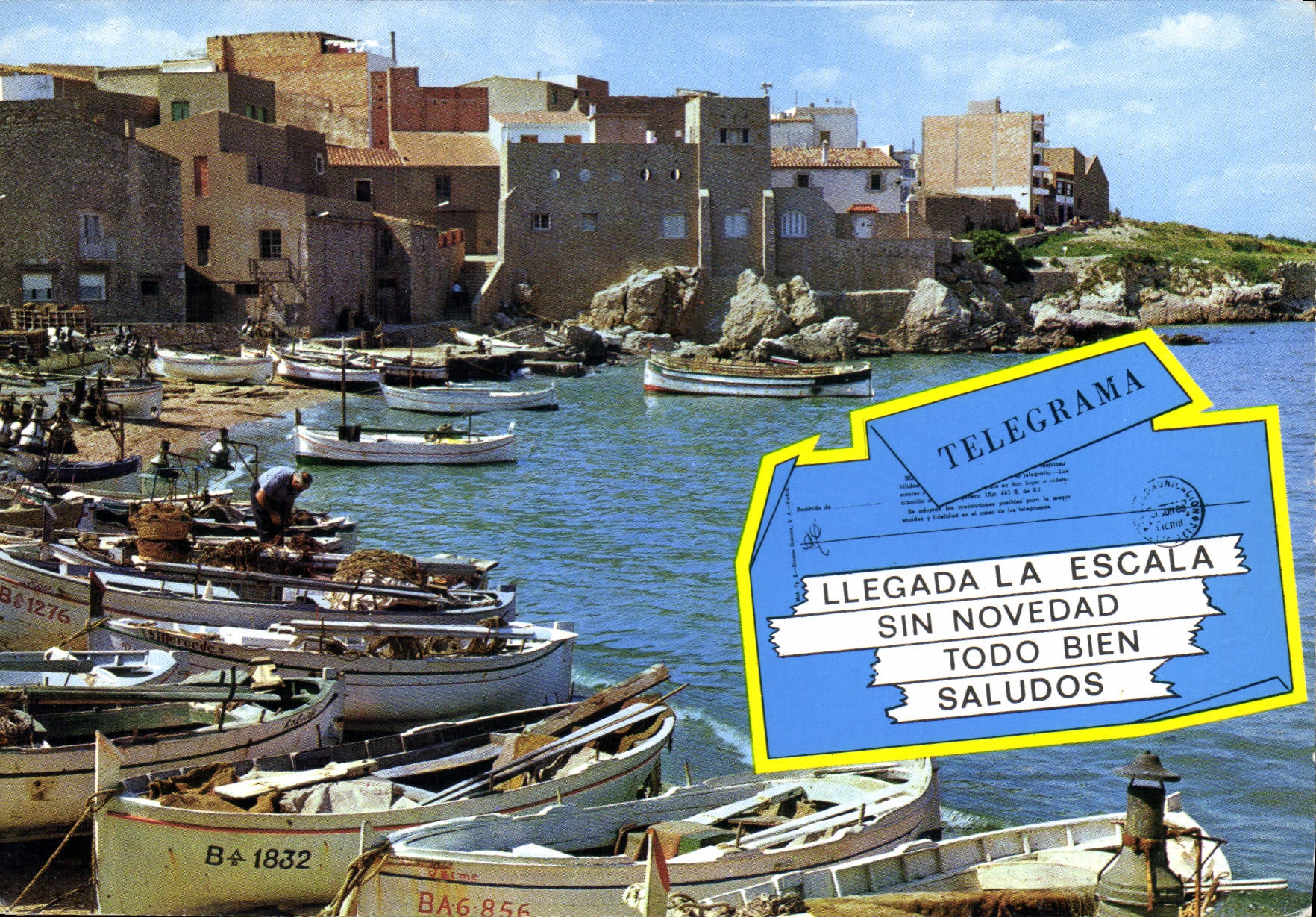 CPM La Escala Costa Brava Un rincan printoresco 