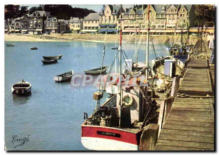 Port de Cancale — Vue du quai et des bateaux — Éditeur : Éditions M. Guérin, n° 35.1527