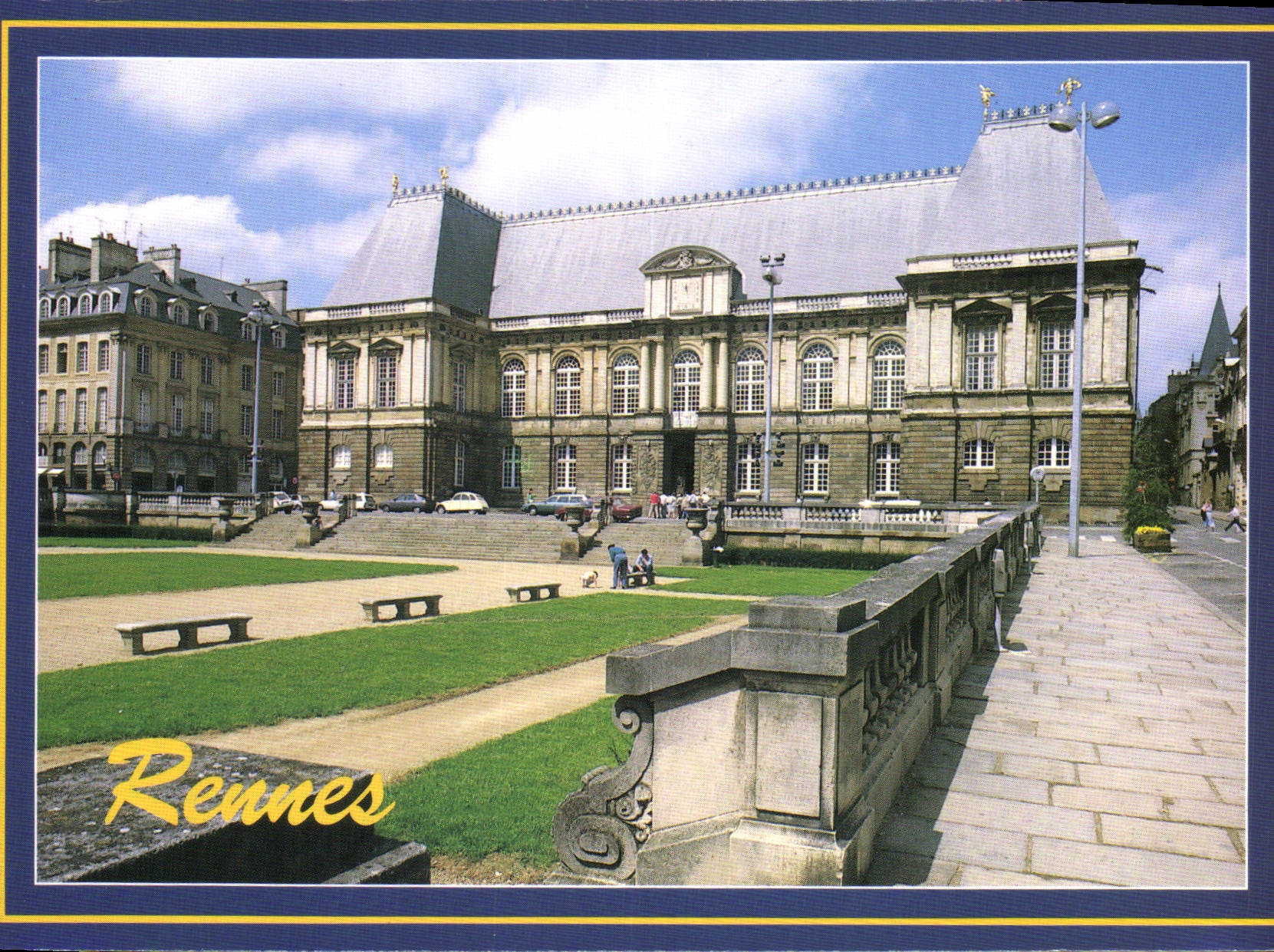 CPM Couleurs de Bretagne Rennes Ille et Vilaine Capitale de la Bretagne 