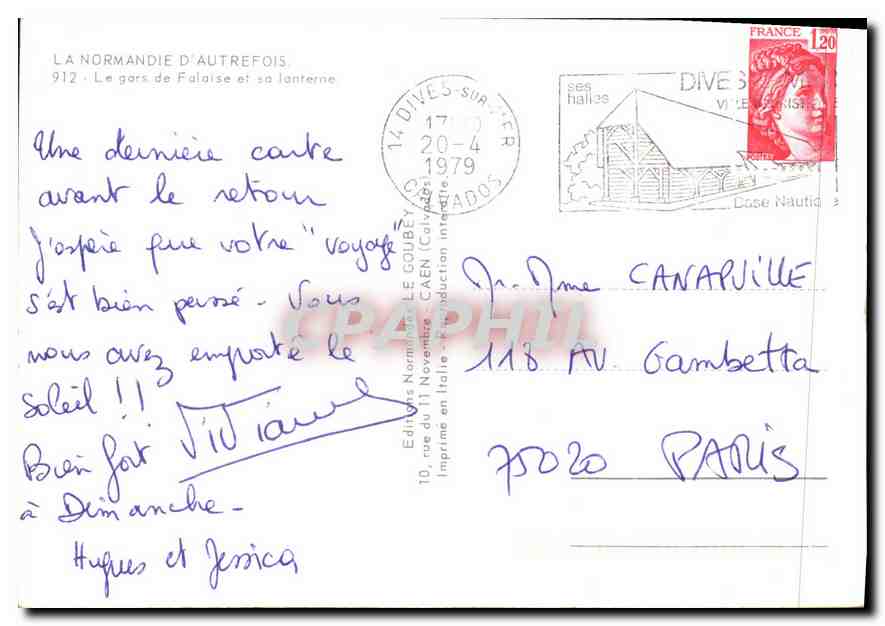 CPM La Normandie d'Autrefois  — Verso
