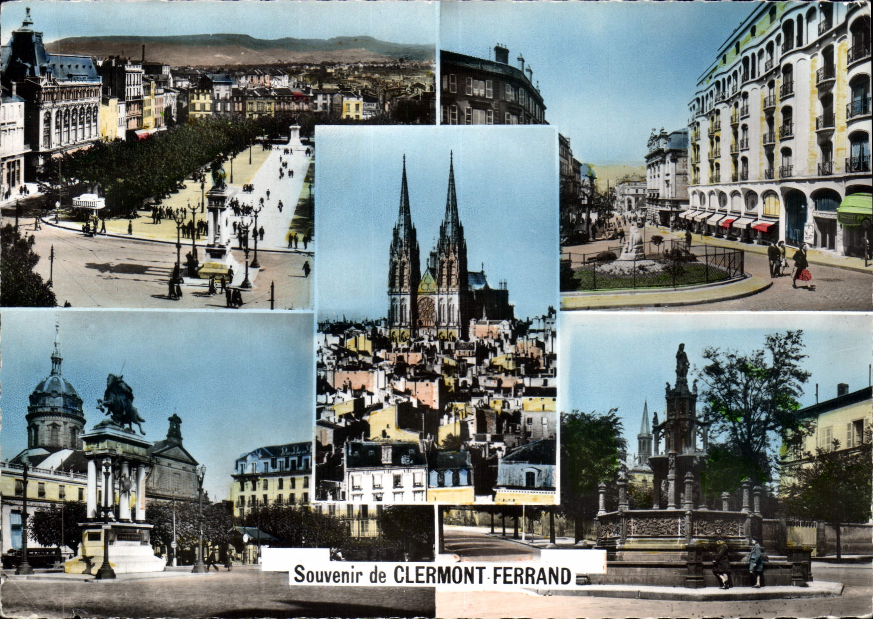 Clermont-Ferrand — Souvenir de CLERMONT-FERRAND — Réal-Photo