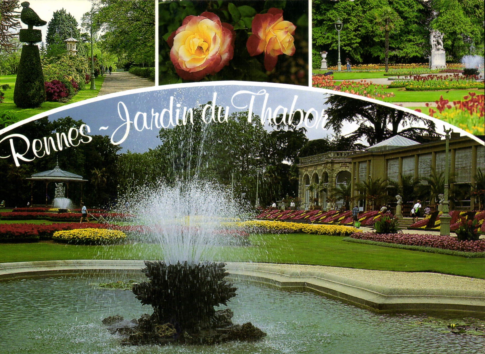 Rennes - Jardin du Thabor — Éditeur COULEURS DE BRETAGNE, n°35