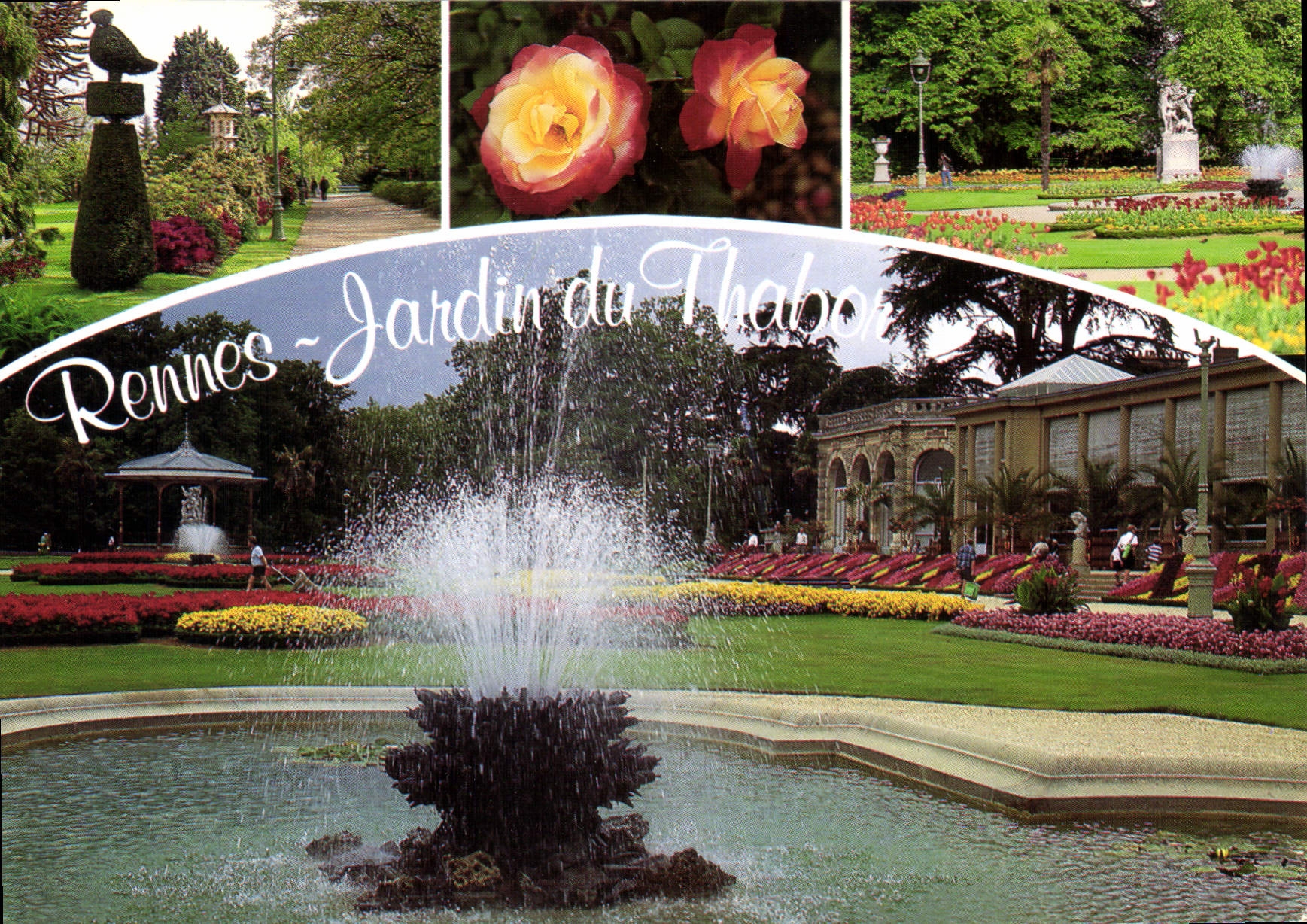 Rennes - Jardin du Thabor — éditeur Éditions d'Art Jack (fabricant) n° 27790 LULASNEC