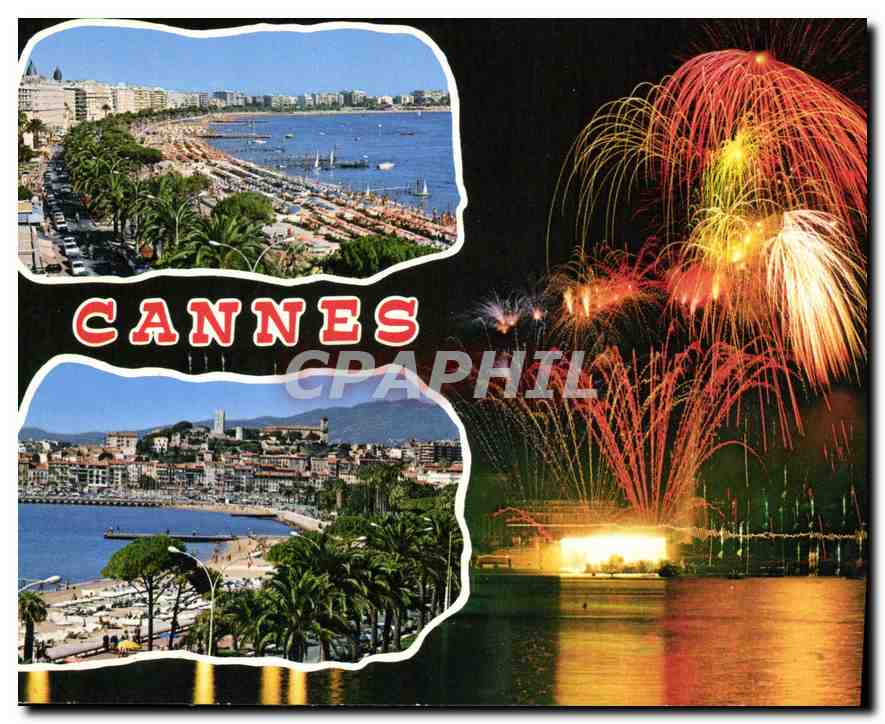 Cannes — Feu d'artifice — Éditions GILLETTA, NICE
