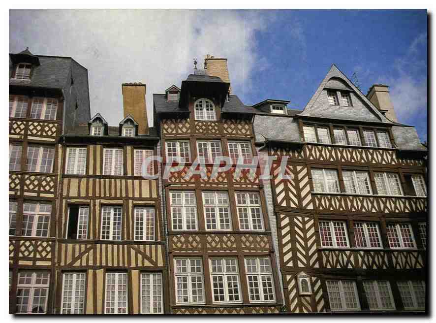 Rennes (Ille-et-Vilaine) — Le vieux Rennes et ses maisons à colombage — Éditions Dubray, n°227/35