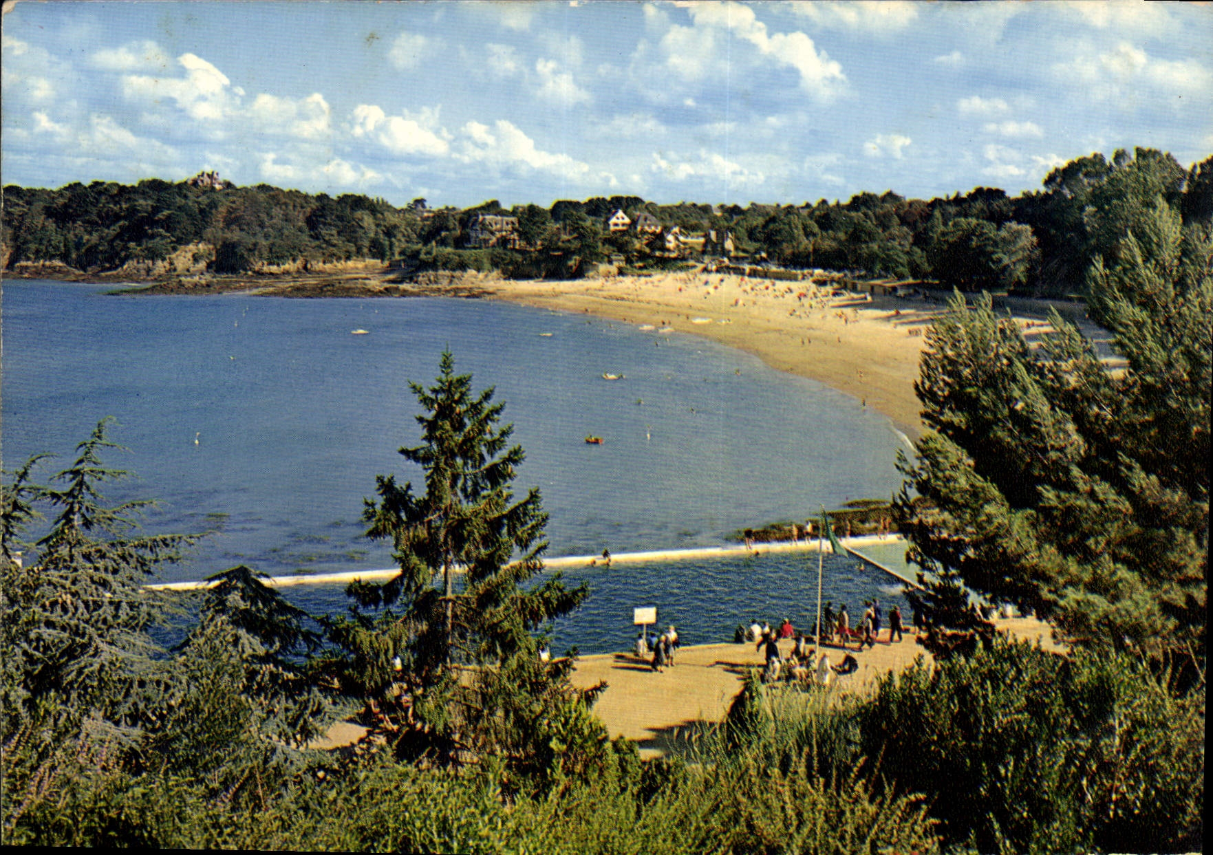 Dinard (Il-et-V.) — La plage du Prieuré — Station Complète de Vacances, Imprimeur Mâcon