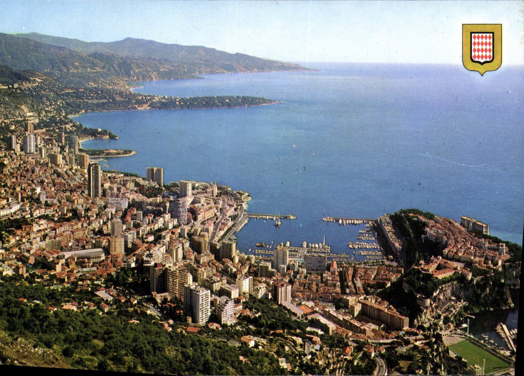 CPM Prinicipaute de Monaco Vue generale de Monaco depuis la Turbie 