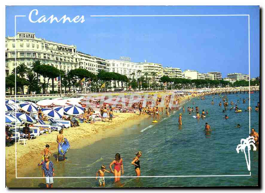 Cannes — Plage — Éditions Azur Riviera, n°06