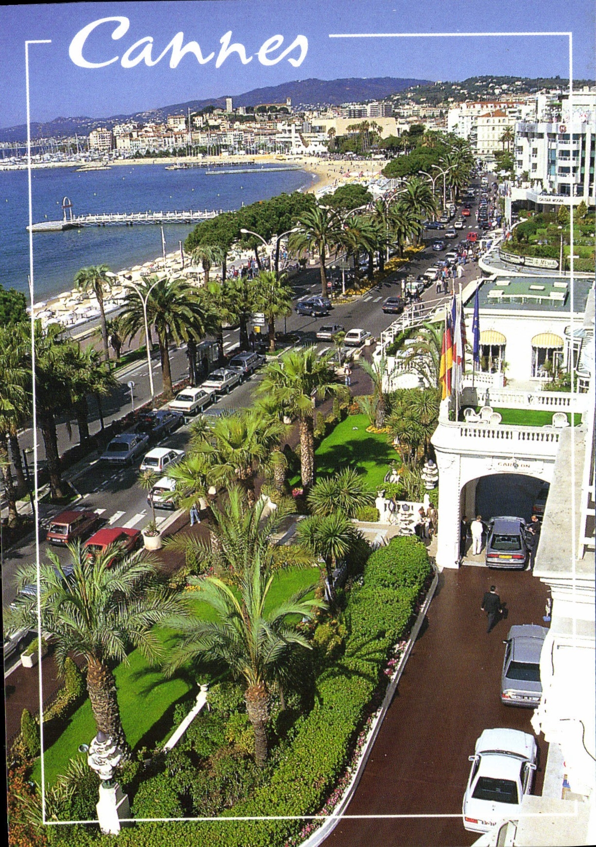 Cannes — vue de la Croisette et du port — Éditions AZUR