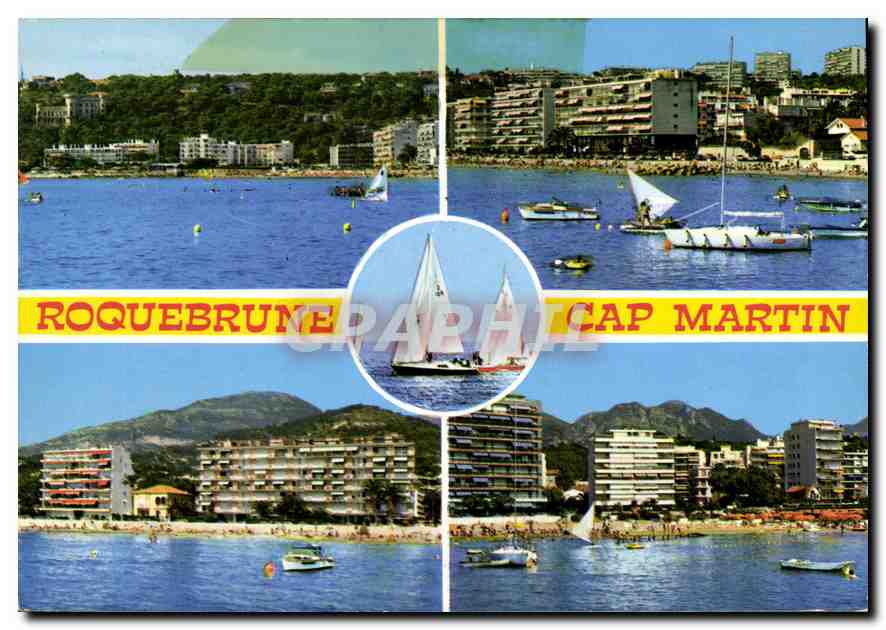 CPM Cote d'Azur Roquebrune Cap Martin Carnoles et ses plages 