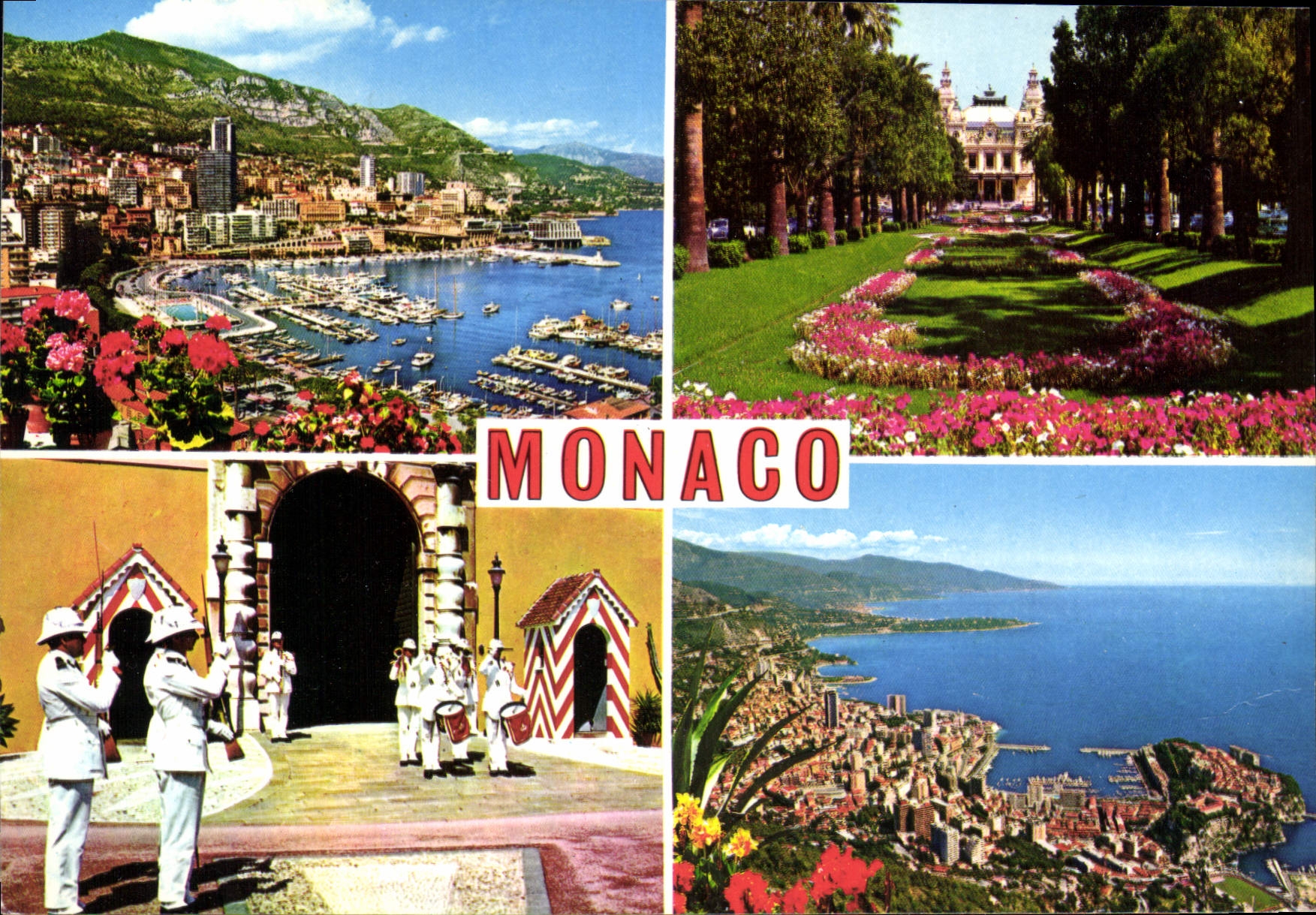 Monaco — Vue générale, Le Casino, Le Palais — Les Editions Gilletta