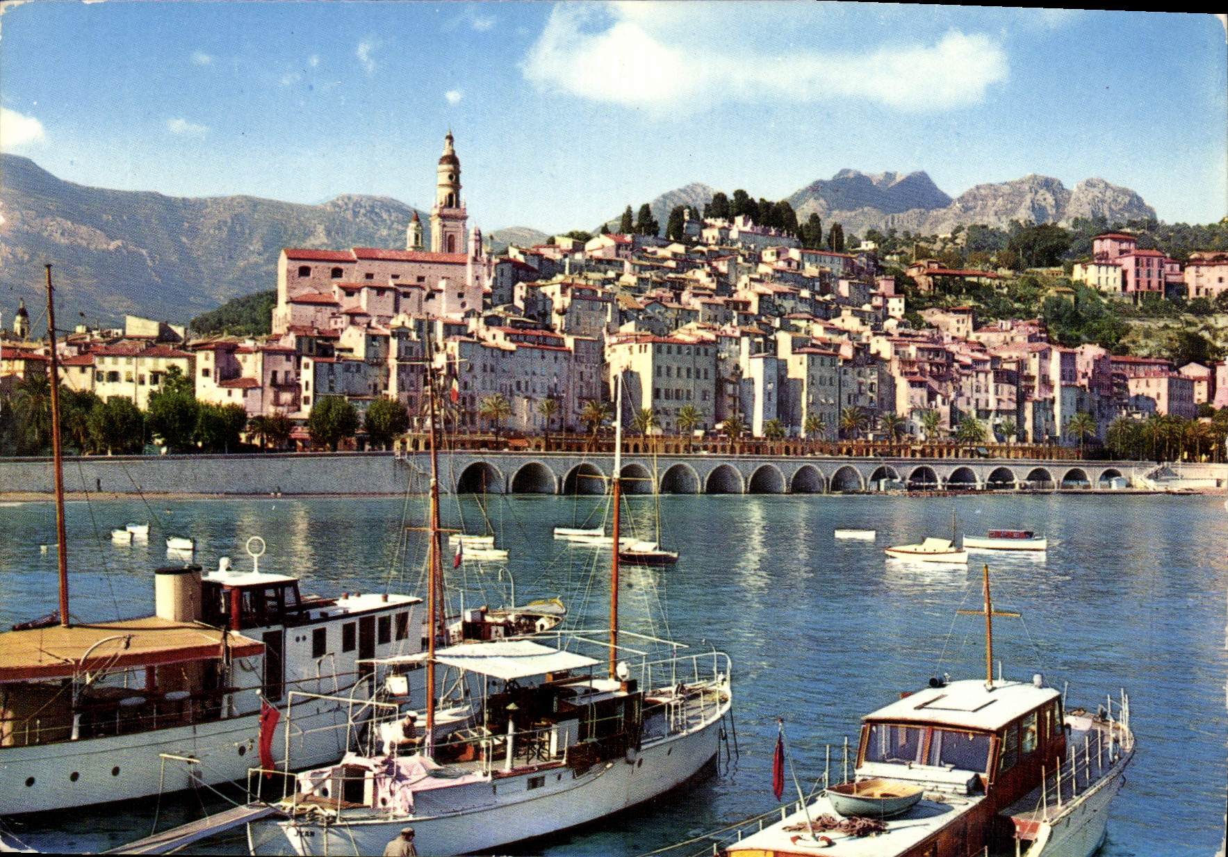 Roquebrune-Cap-Martin — Vue du port et de la vieille ville — Les Sites Merveilleux de la Côte d'Azur, n°2