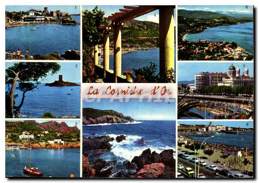 CPM La Cote d'Azur La Corniche d'Or 