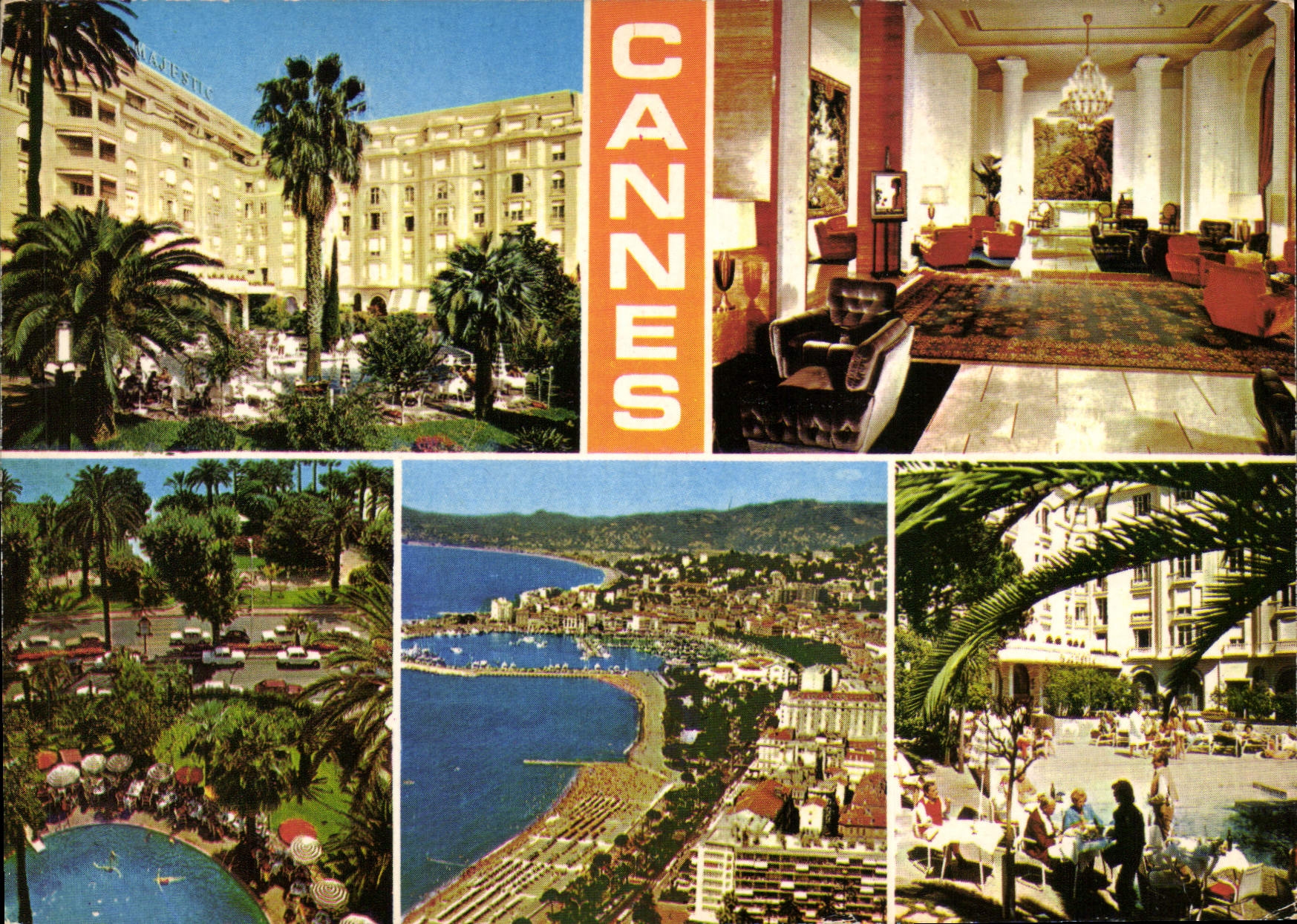Cannes — Hôtel Majestic et vue de la Croisette — Éditions de l'Art Yvot Paris