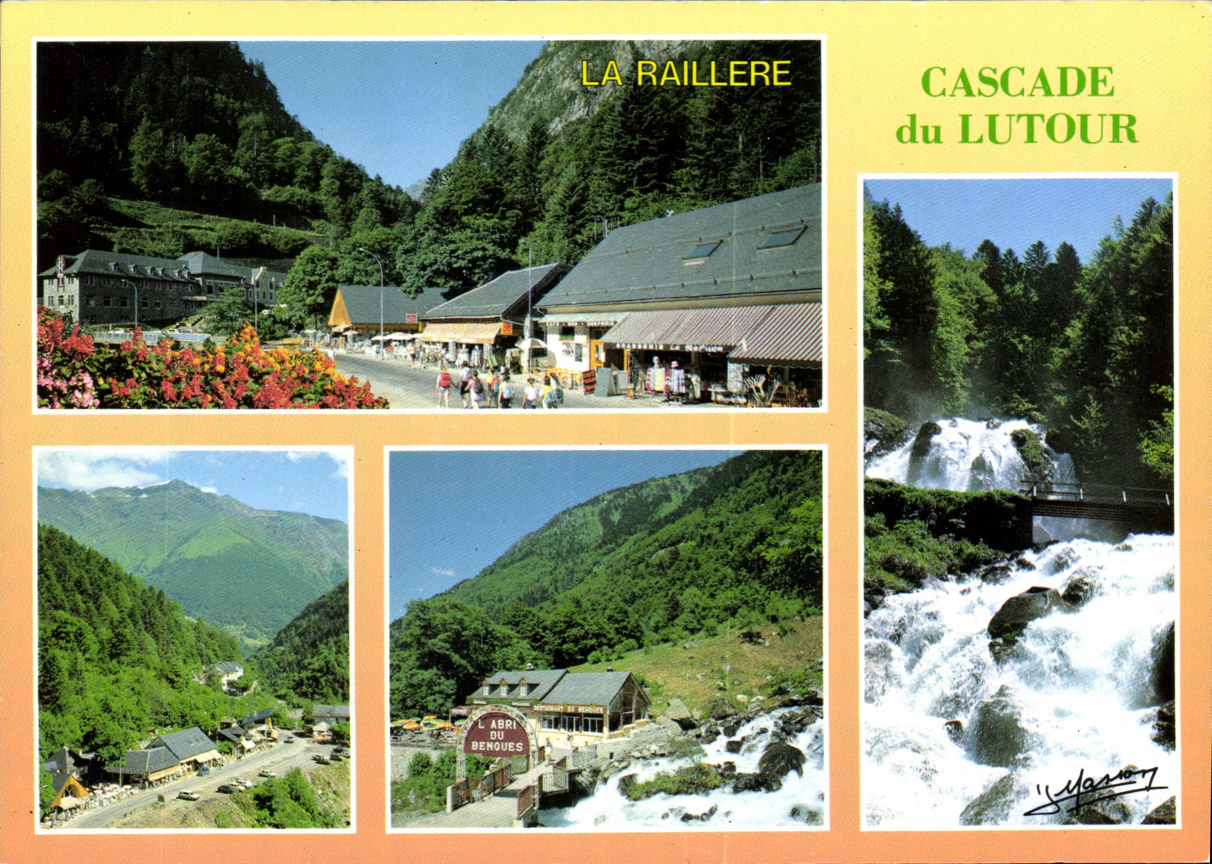 La Raillère — Cascade du Lutour — Photo Éditions J. Masson