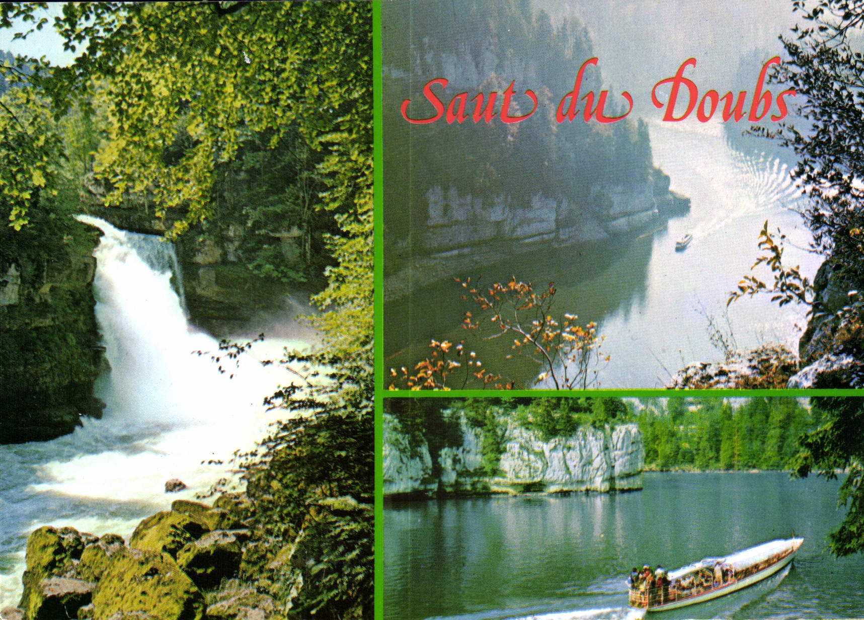 Saut du Doubs — cascade et lac — Éditions Combier