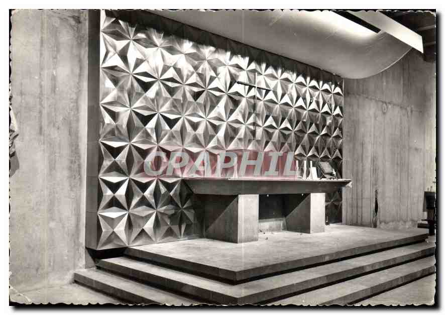 CPM Sanctuaire De Lourdes L'Eglise Souterraine Saint Pie X L'Autel Pax Christi 