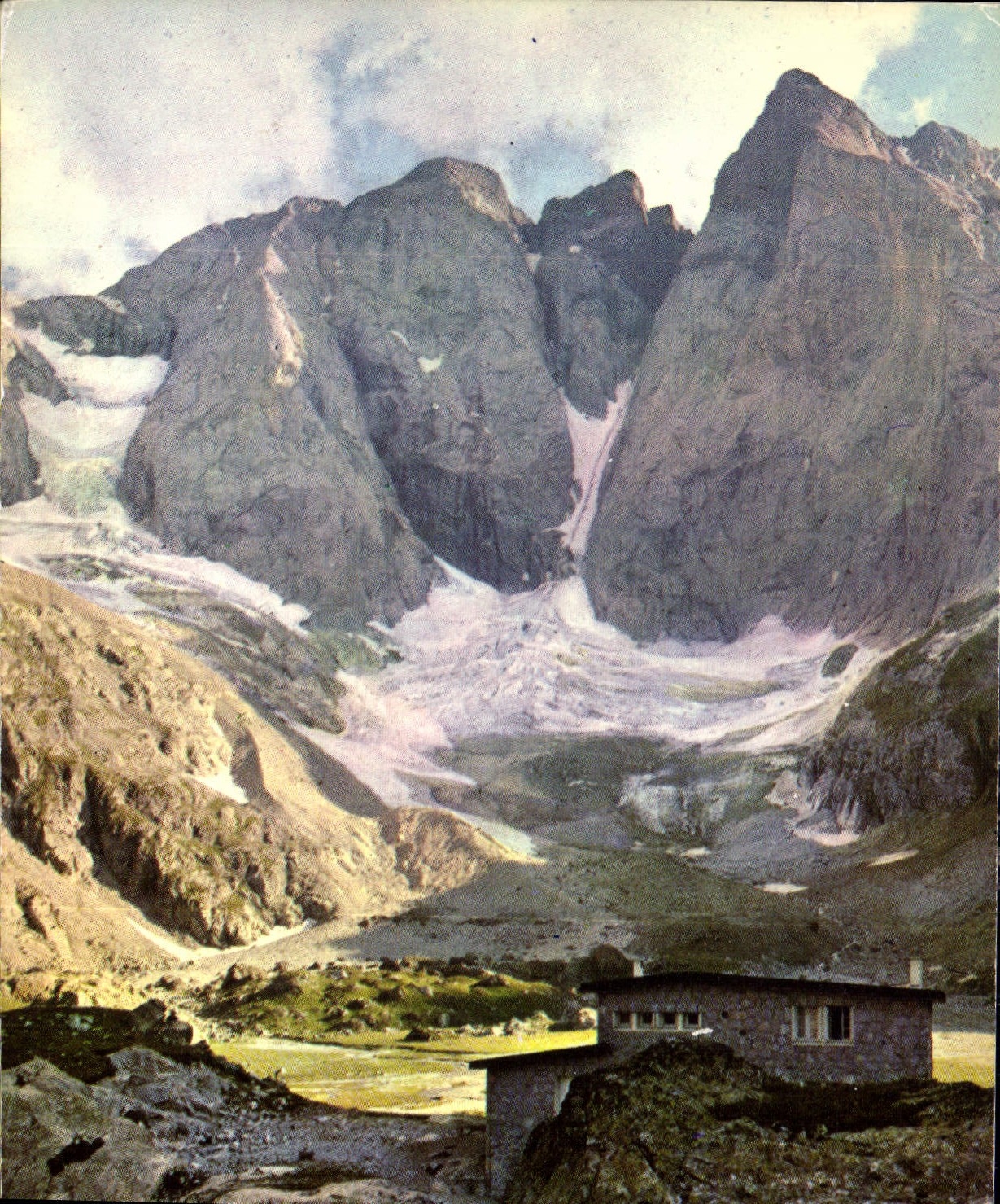 Refuge des Grandes Oulettes de Gaube — Glacier des Oulettes — Éditions P. CHAMBON