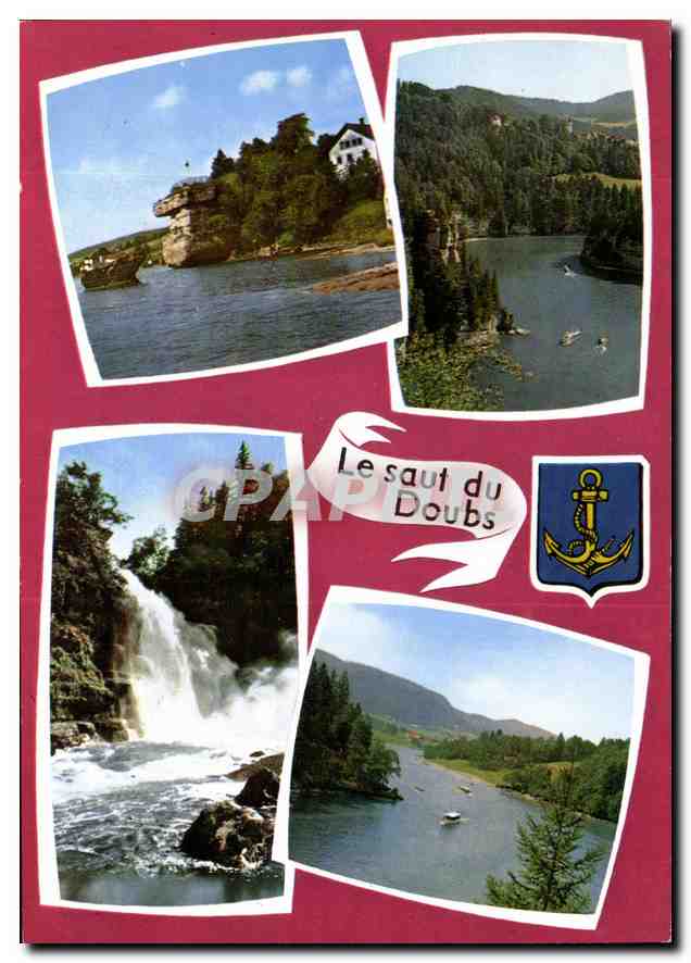 Le saut du Doubs — Frontière Franco-Suisse — Éditions Guy Janin