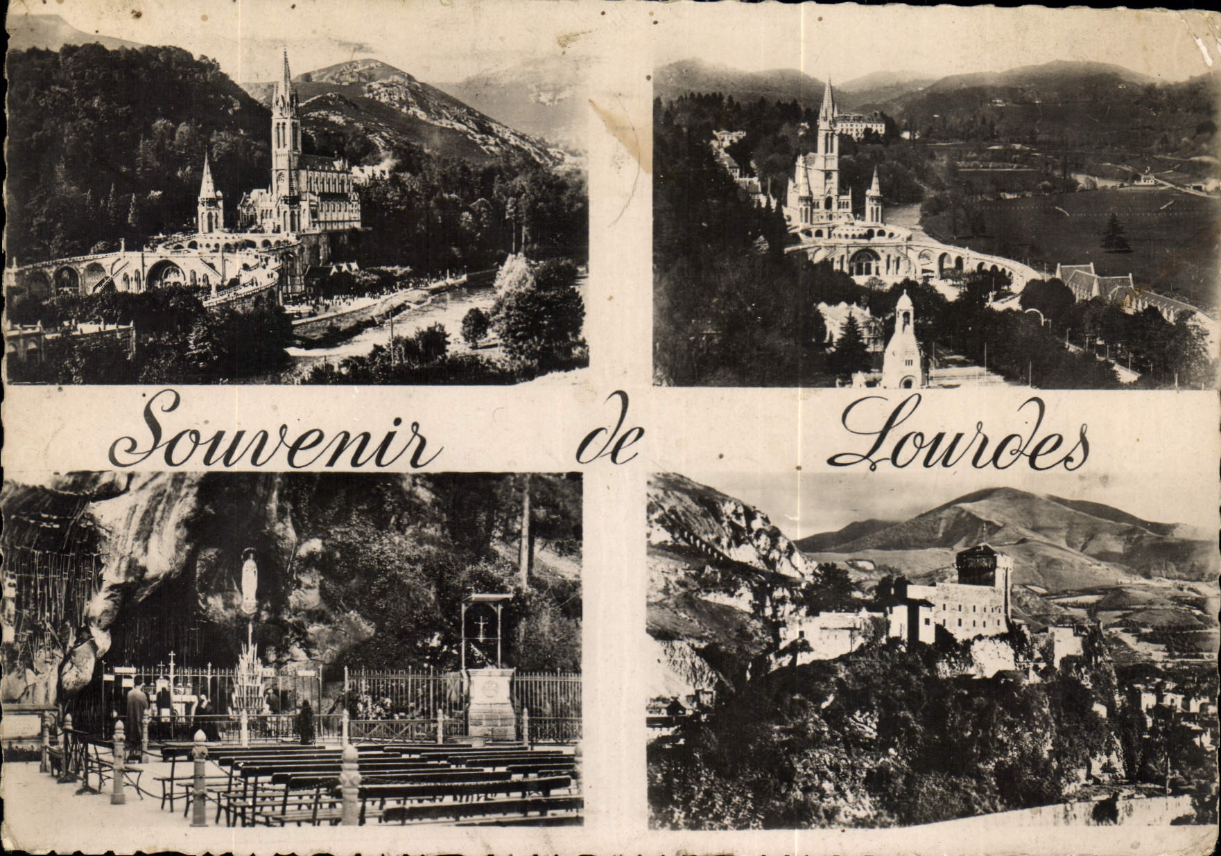 Lourdes — Souvenir de Lourdes — Édition P. DOUCET, Cité Albert 1er, Lourdes