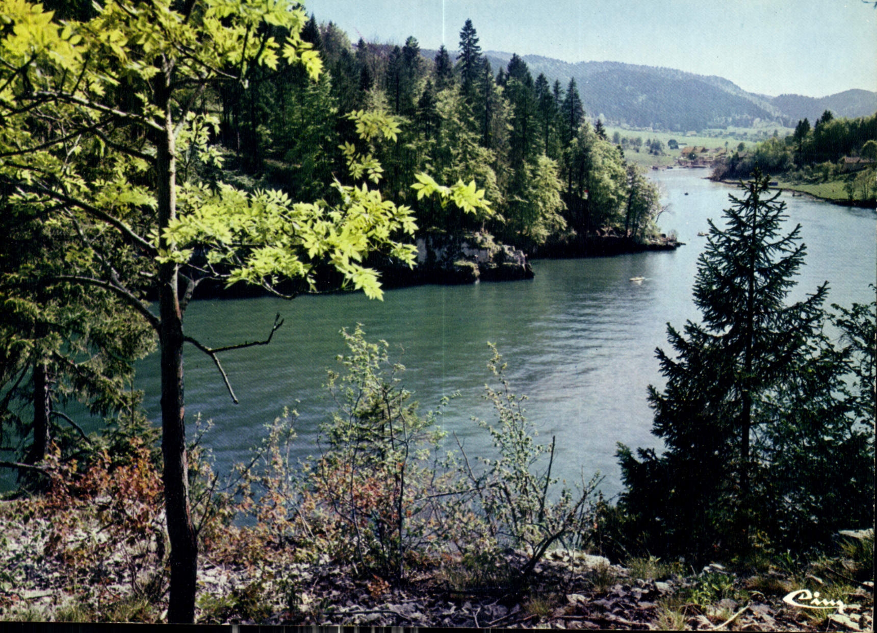 CPM Les Beaux Sites de Franche Franche Comte L'entree des Bassins du Doubs 