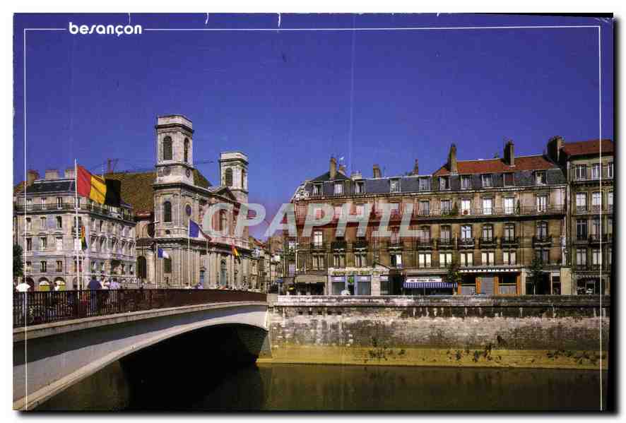 CPM Besancon Doubs Le Pont Battant sur le Doubs 