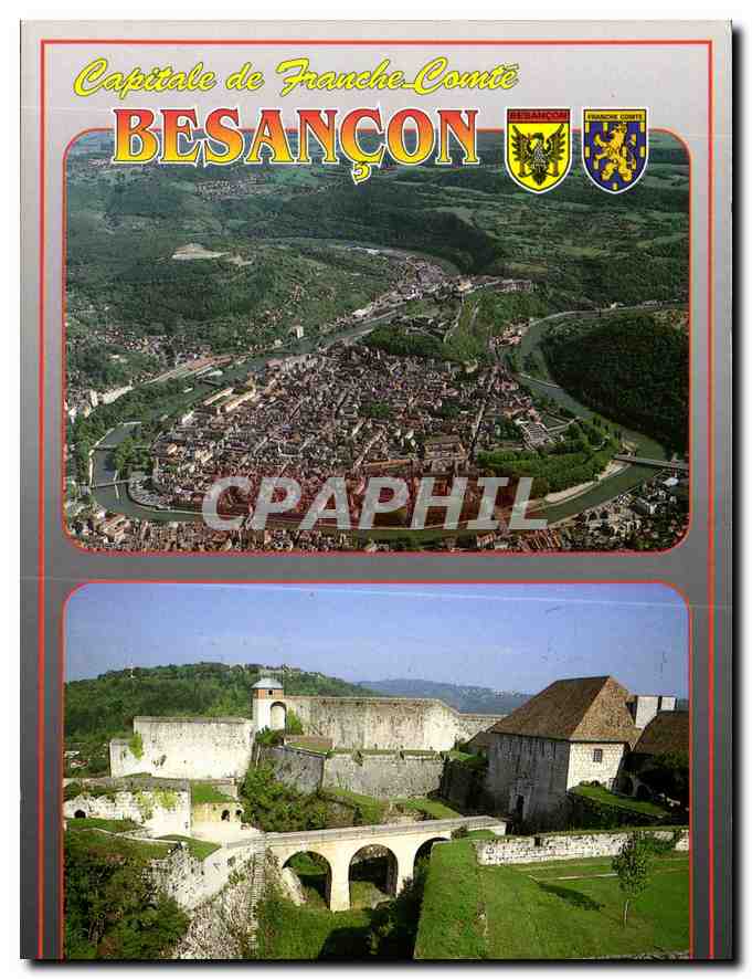CPM Images de Franche Comte Besancon Doubs La Rouche Interieur de la Citadelle 