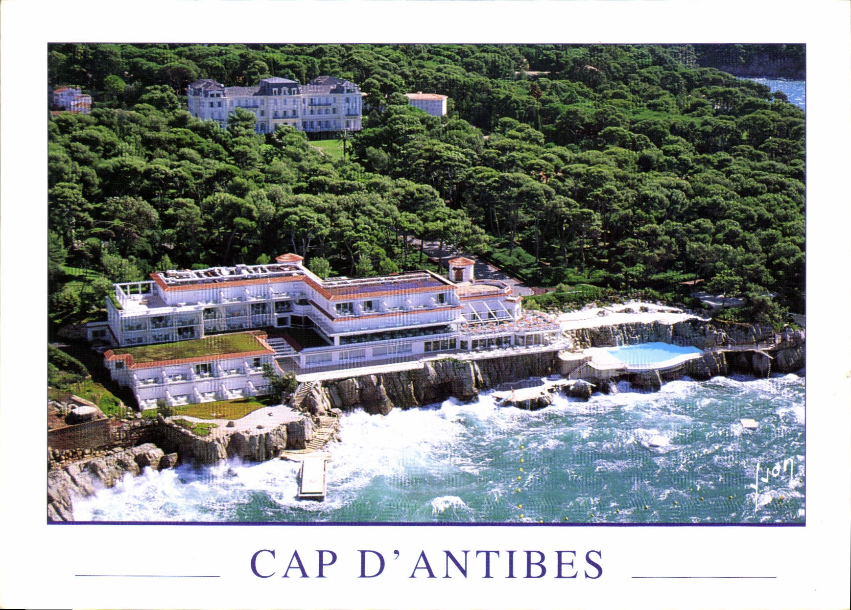 Cap d'Antibes — Hôtel Eden Roc — Éditeur Yvon / Rey, n° 06