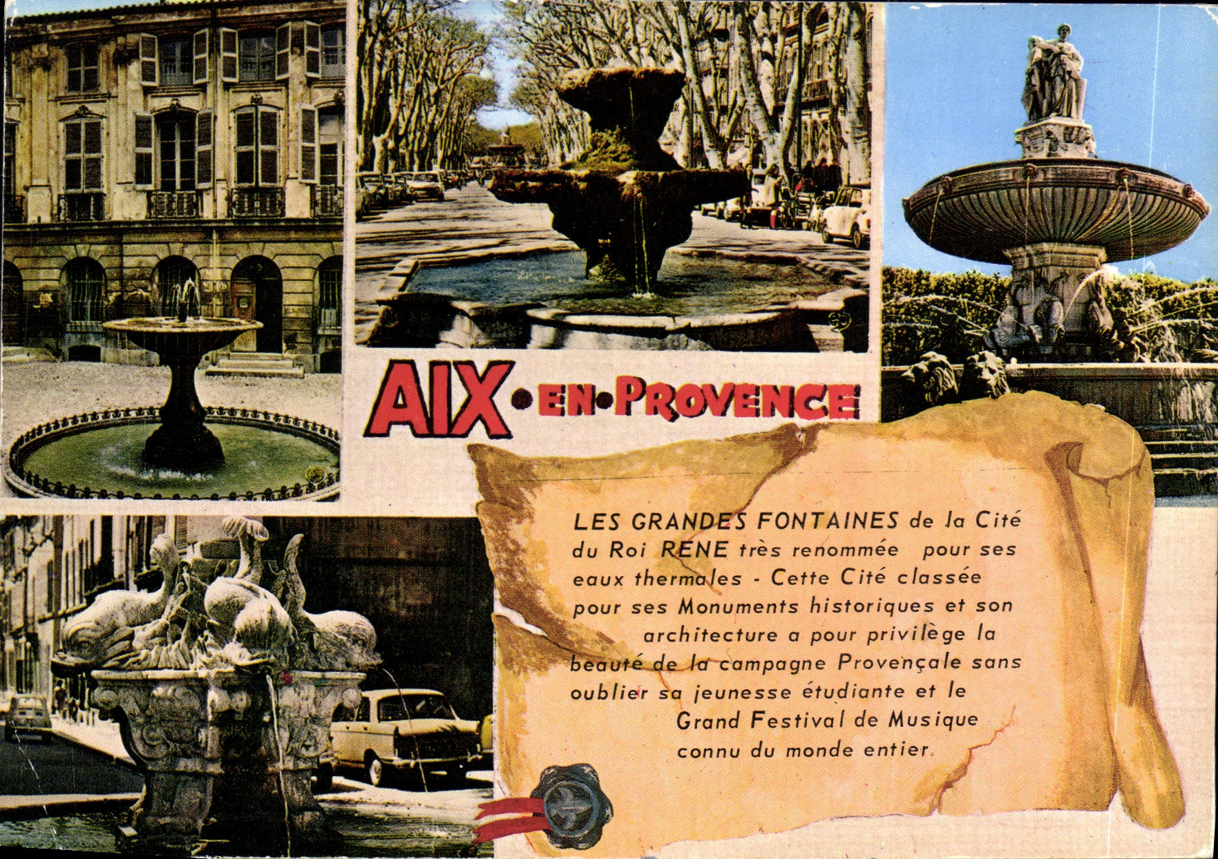Aix-en-Provence — Die großen Fontänen der Stadt des Königs René — Editions Couleurs Naturelles