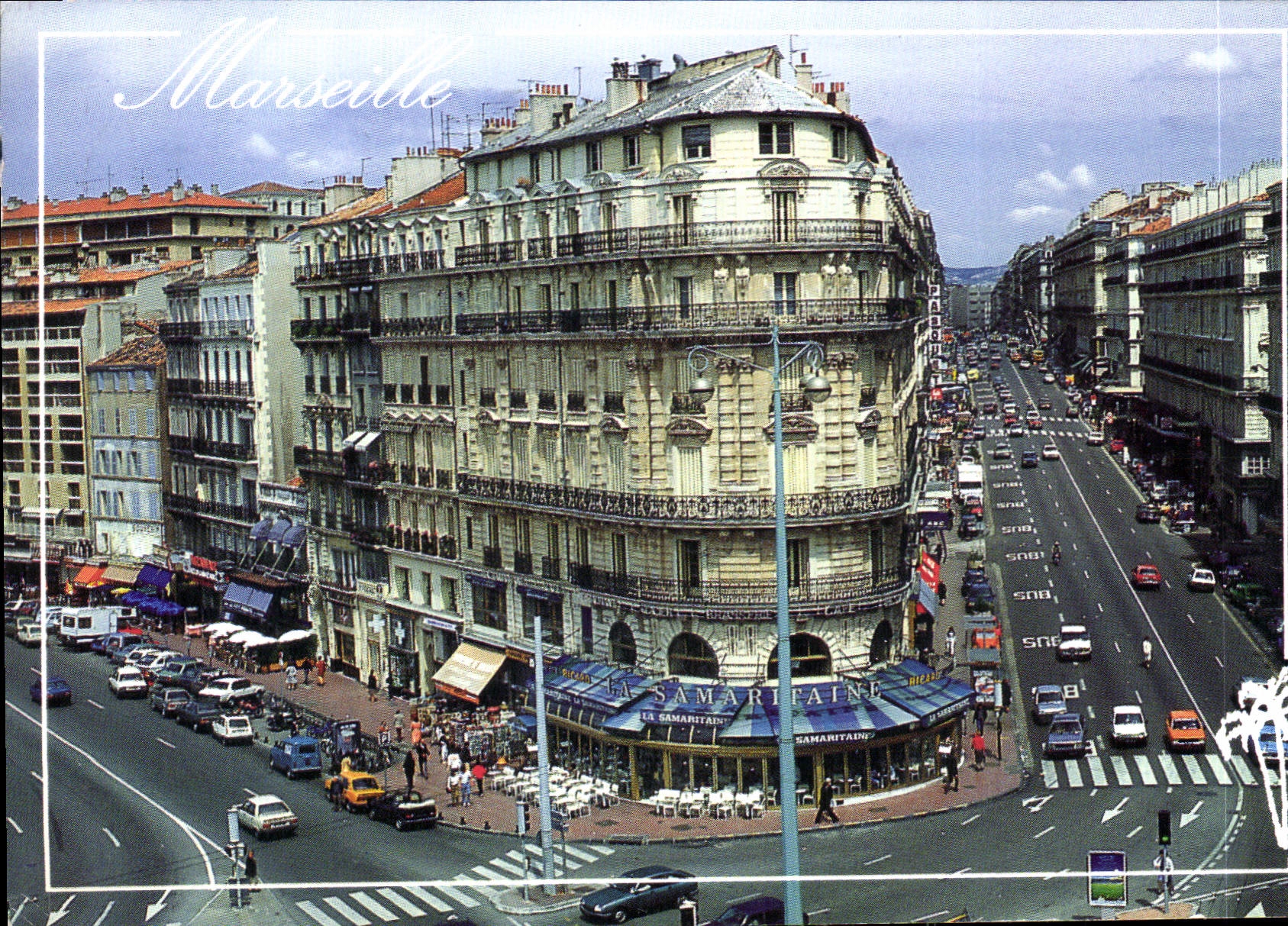 CPM Marseille Rue de la Republique et quai du Port 