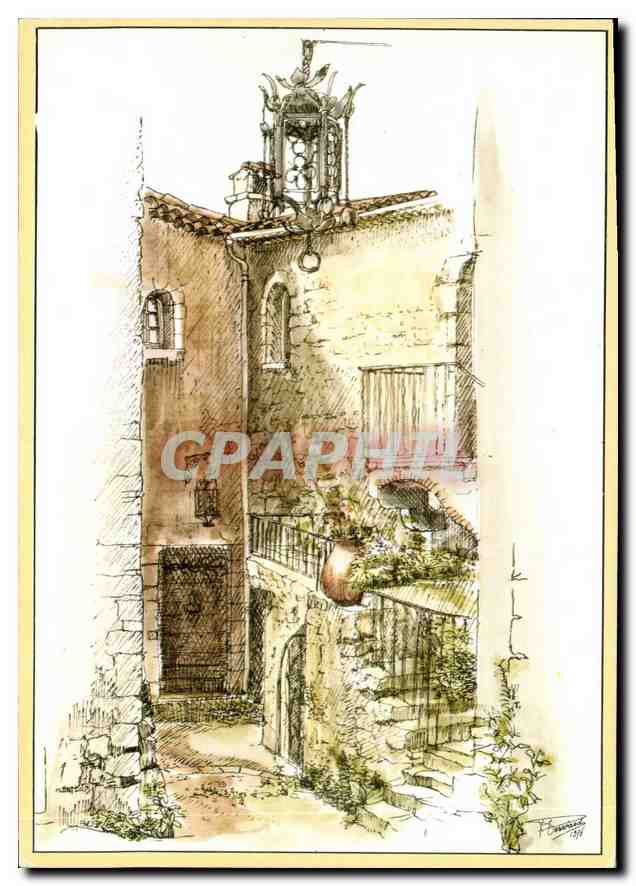 Eze-Village — Palais du Prince de Suède — Ed. A. Rion, Nice