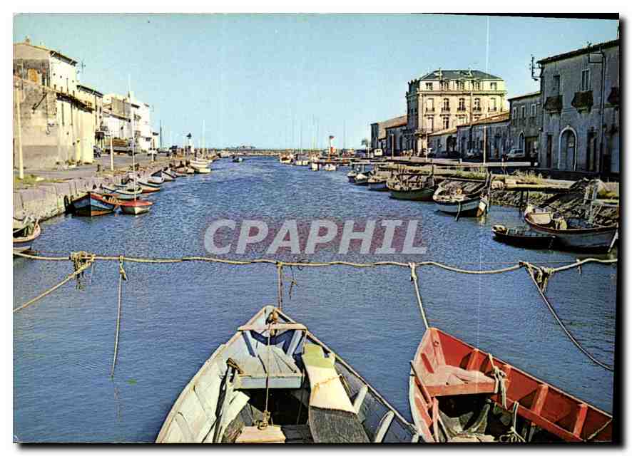 CPM Marseillan Herault Vur sur le port de plaisance 