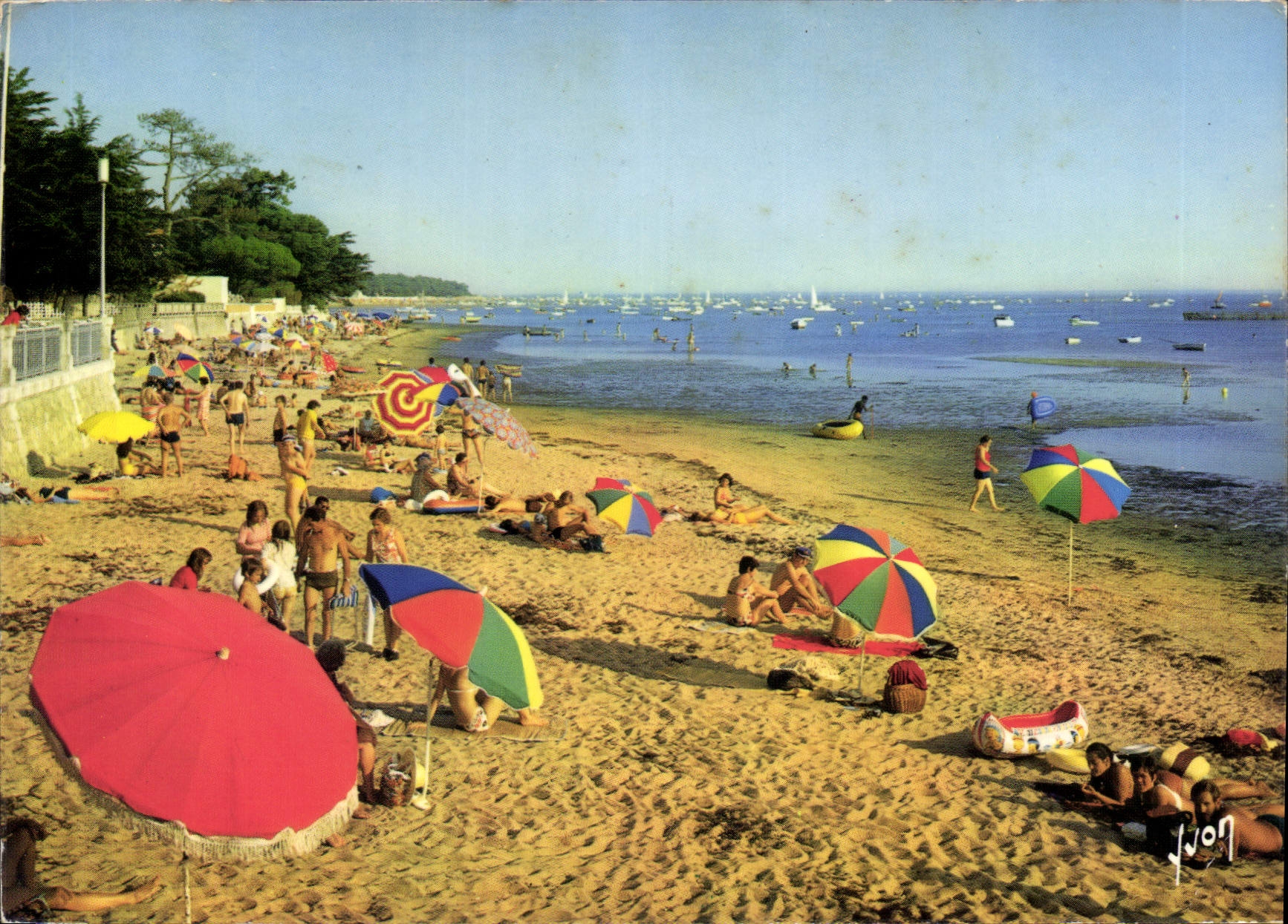 Plage d'Arcachon — Bassin d'Arcachon devant le Casino Miami — Éditions d'Art Yvon (France)