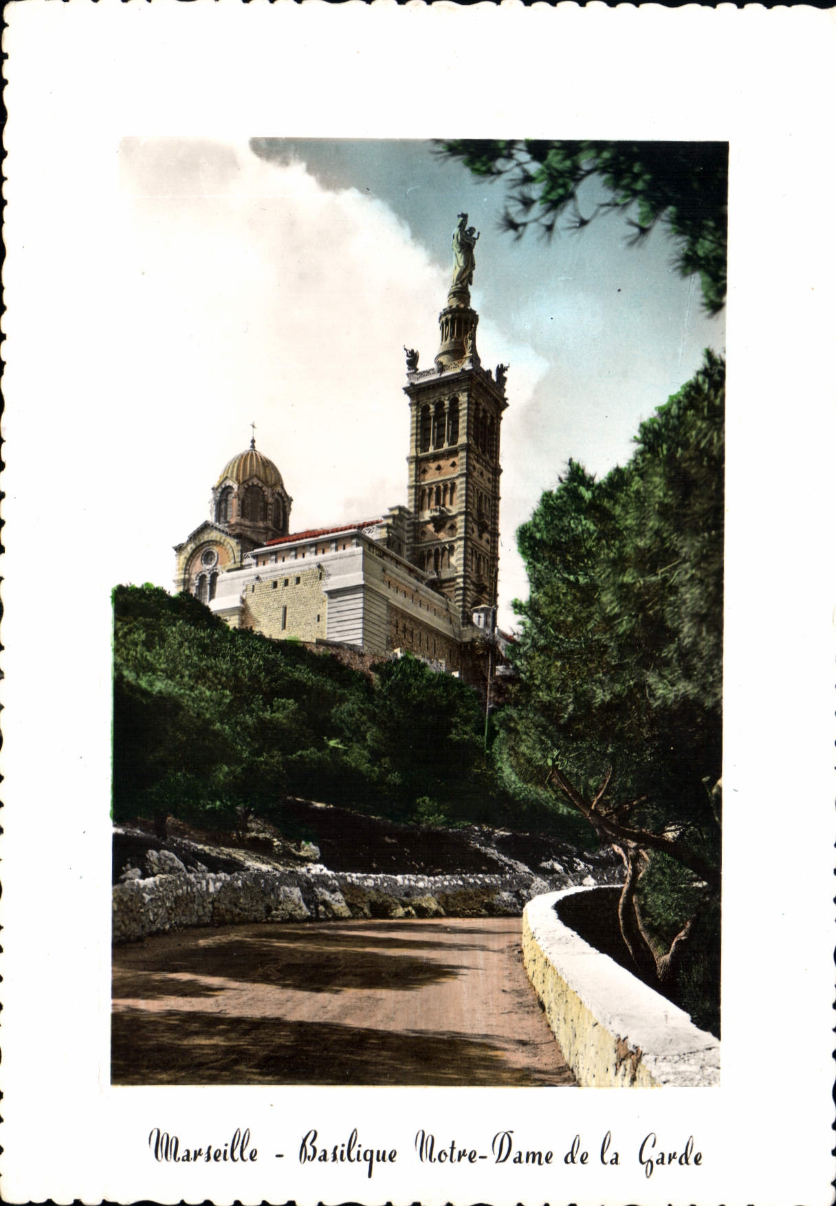 CPM Marseille Basilique ND de la Garde 